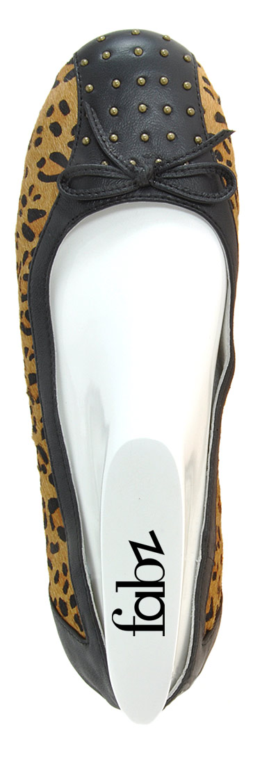 Montana Leopard - Ballet Flat - Large Sizes